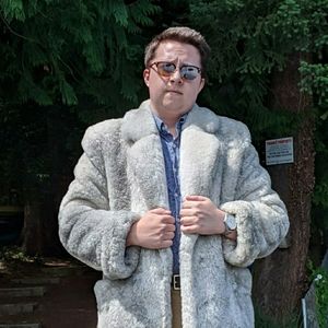 Icelandic shearling fur coat